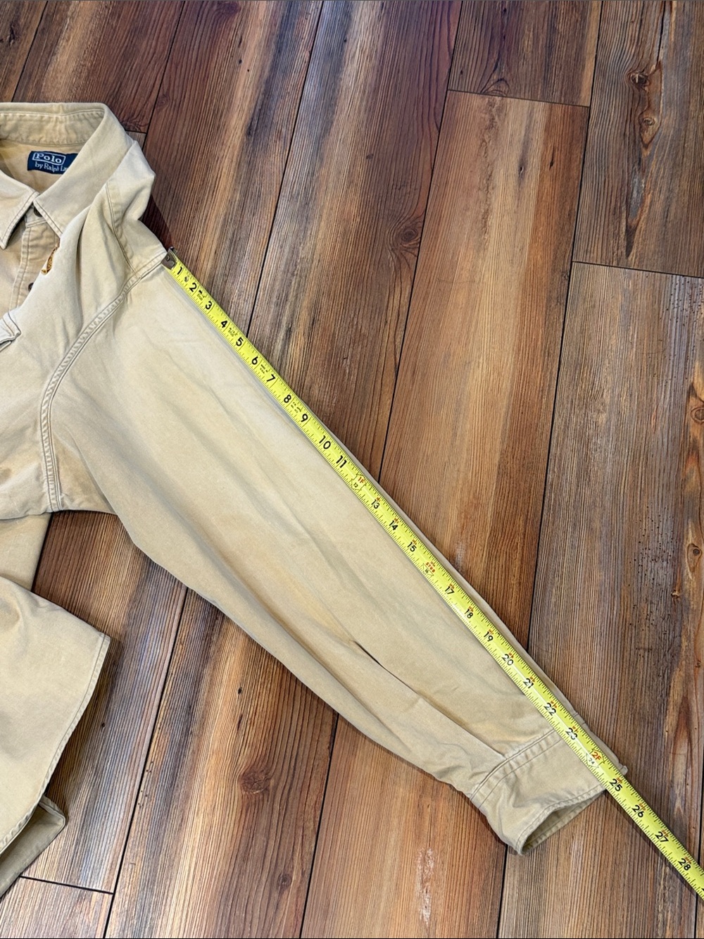 Polo Ralph Lauren PRLC Khaki Lightweight Shirt Jacket with Back Graphic Size XXL - Picture 7 of 13
